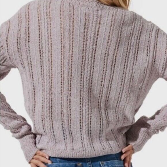 Women's Astr Lavender Knit Sweater Sz XS - Picture 2 of 6